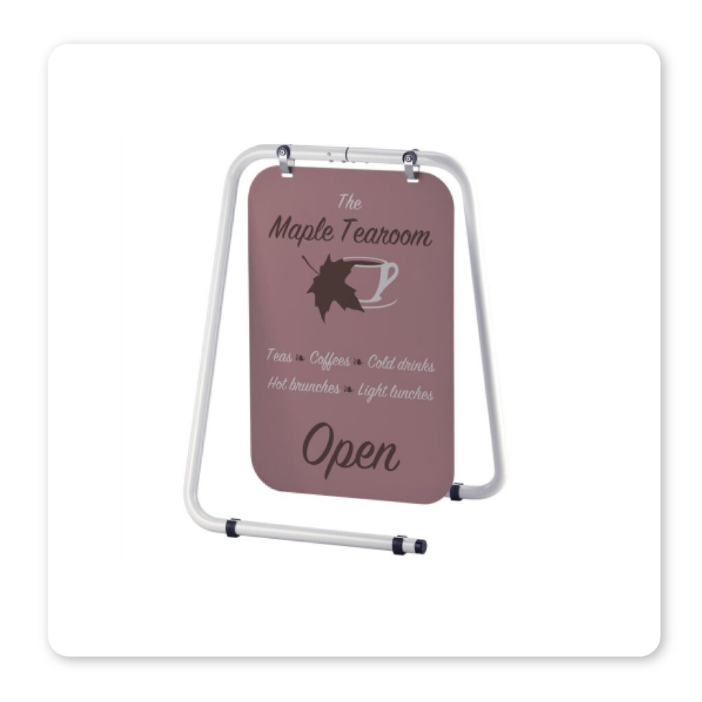 Folding Swing Sign